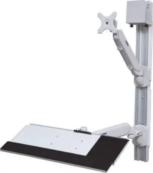 Set montimi muri VALUE WorkStation, për monitor LCD tastierë mi CPU, alumin