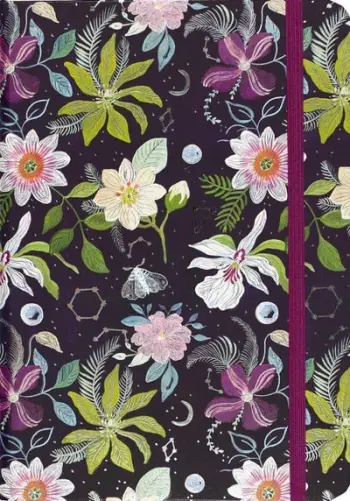 Ditari SM Celestial Garden, kapak i fortë, 5" x 7", shumëngjyrësh