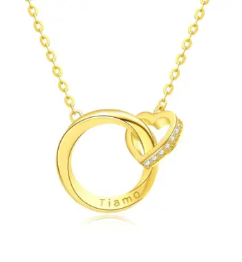 Varëse për femra MOISS Heart ETERNITY N0000870, e artë