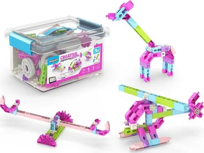 Set ndërtimi Engino Creative Engineering STEM Maker Girl, 20 modele, 7+ - 1