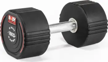 Hantël Body Sculpture TPU Dumbbell BW 133, 16kg, e zezë