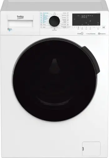 Lavatriçe tharëse Beko HTV 8716 X0, 8kg 5kg, 1400rpm, e bardhë