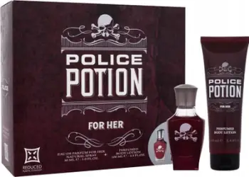 Set parfum dhe krem trupi Police Potion për femra, EDP 30ml, 100ml
