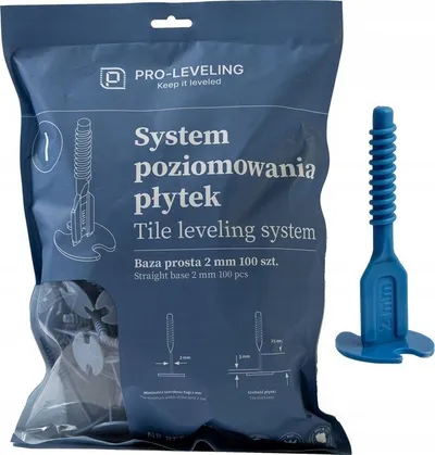 Set nivelimi pllakash Pro Leveling, 2mm, 100 copë - 2