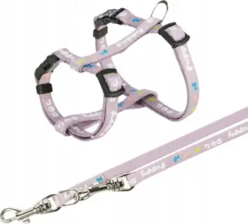 Set parzmore me zinxhir për këlyshë Trixie Junior, 27 45 cm, 2 m, lila
