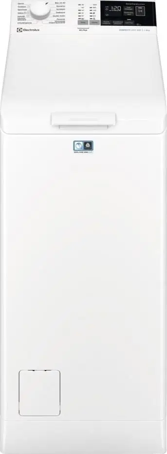 Lavatriçe vertikale Electrolux PerfectCare 600 EW6TN24262P, 6 kg, ekran digjital, e bardhë