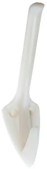 Varëse rrobash No Name HOOK FOR CLOTHES F3-15, set 25 copë, e bardhë