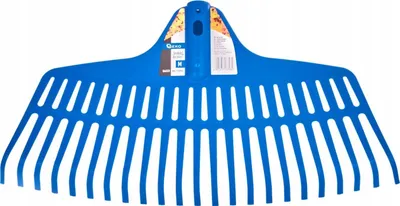 Hark kopshti Garden Rake, plastik, 46cm, jeshil - 1