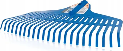 Hark kopshti Garden Rake, plastik, 46cm, jeshil - 2