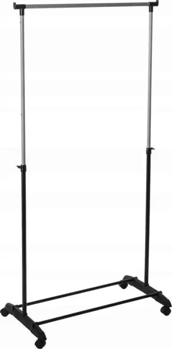 Varëse rrobash teleskopike 5five Simple Smart, e rregullueshme deri 160 cm, me rrota, metalike