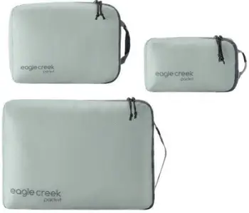 Set organizues udhëtimi Eagle Creek Pack-It Isolate Cube, 3 copë, i tejdukshëm, gri