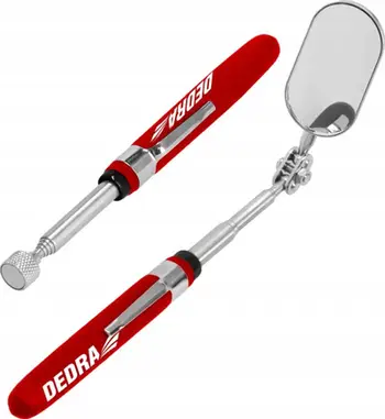 Set pasqyrë inspektimi dhe kapëse magnetike DEDRA 06F810, 50x26mm, 2 copë