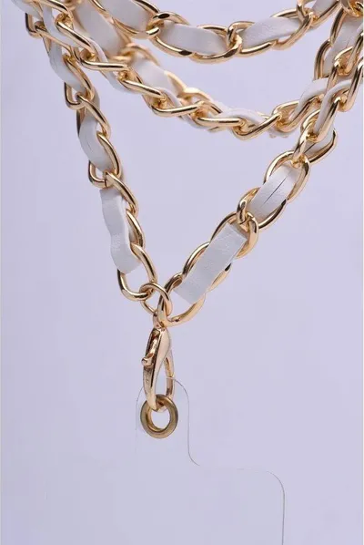 Varëse telefoni Remienok Strap, gjatësi 116cm, për qafë, e bardhë - 4