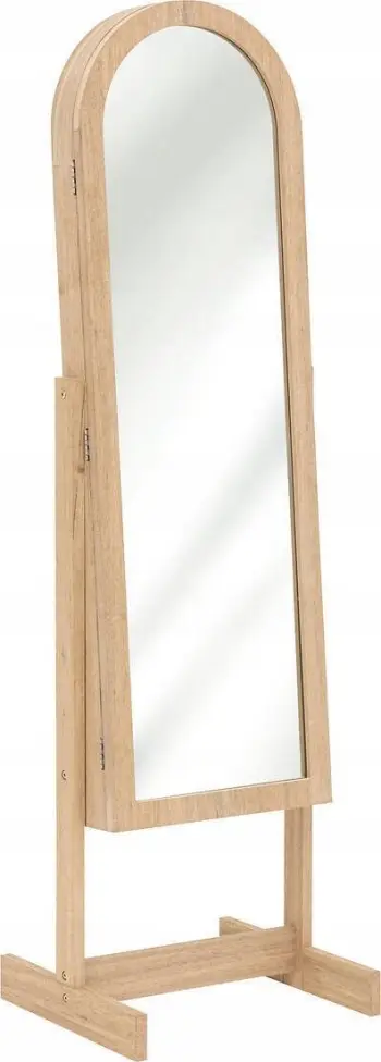 Dolap bizhuterish Atmosphera, me këmbë, 145cm, dru, bezhë