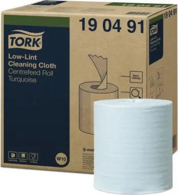 Lecka pastrimi TORK Low Lint 190491, 1 shtresë, 800 copë, të bardha
