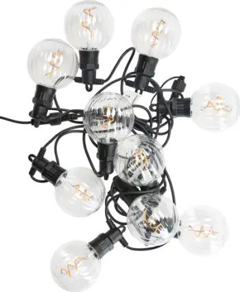 Varg dritash LED Sirius Garland Luke, 10 LED, 5 m, transparente