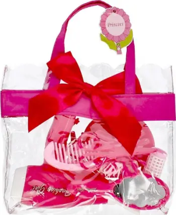 Set parukerie për fëmijë Mega Creative Handbag, 24x33x7 cm, rozë me të bardhë