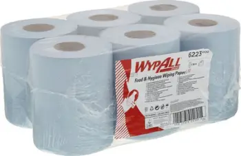 Lecka letre WypAll L10 Food and Hygiene, 1 shtresë, centrefeed, blu
