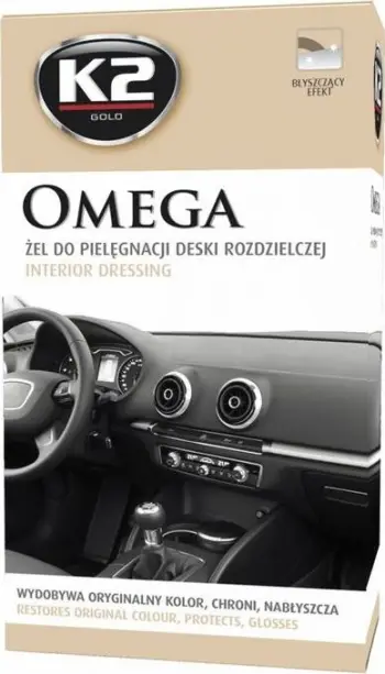 Set pastrues sintetik për vetura K2 G410 OMEGA, 500 ml, me sfungjer mikrofibër, për sipërfaqe të lëmuara
