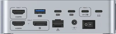 Docking station LMP SuperDock 2, 15 porta, USB4 Thunderbolt 40Gb/s, gri - 3