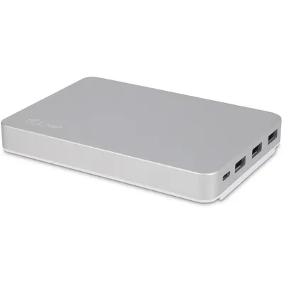 Docking station LMP DuoDock USB C, 9 porta, SSD M.2 NVMe, e bardhë - 1