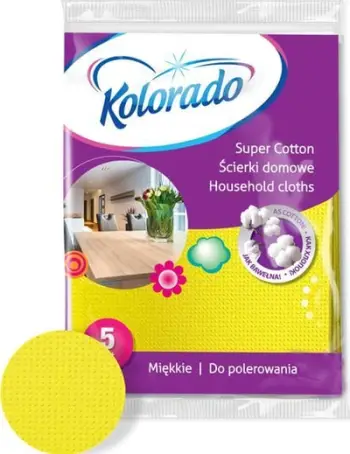 Lecka shtëpiake Kolorado Soft, 5 copë, 34x45 cm, shumëngjyrëshe