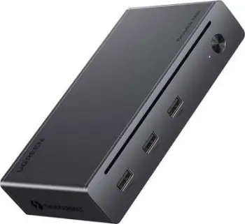 Docking station Ugreen 4x Thunderbolt 4, 3x USB, RJ45, 140W, gri