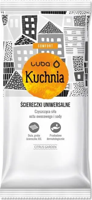 Lecka të lagështa universale Luba, për kuzhinë, 32 copë