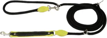 Leckë e rregullueshme Barry King Elk Leather STRONG, 220cm, 20mm, lime jeshile