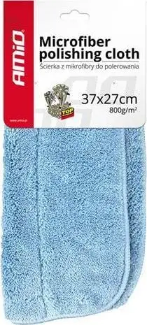 Leckë mikrofiber AMiO 01620, 37 x 37cm, 800g m2, blu