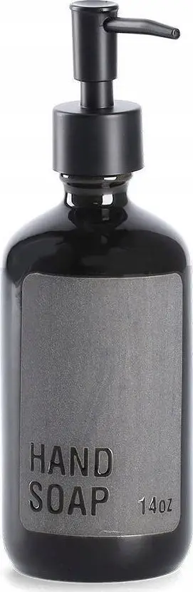 Set për sapun Zeller Present, dozues 340 ml, diametër 7 cm, e bardhë