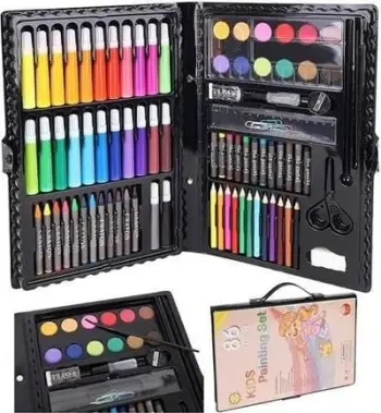 Set pikture për fëmijë Paint Set for Kids, 86 pjesë, shumëngjyrësh