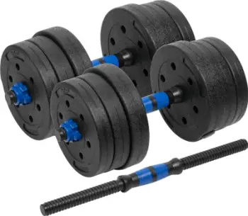 Set peshash Rebel Active RB-2300, 2x10kg, bituminoze, me lidhës