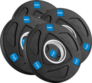Set peshash olimpike Rebel, 5kg, gize me veshje gome, vrimë 51mm