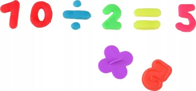 Set plasteline ZA4292, forma numrash, lojë edukative, shumëngjyrëshe - 4