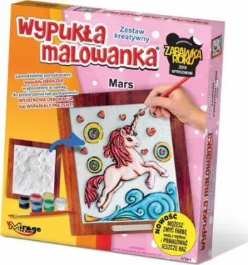 Set pikturimi 3D Mirage Hobby Convex Unicorn Mars, reliev i ngritur, shumëngjyrësh