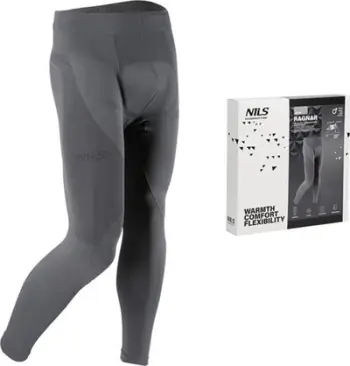 Leggins termoaktive NILS BTS0060 Ragnar, për meshkuj, elastike, të zeza