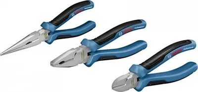 Set pincash Bosch Professional, 3 pjesë, doreza ergonomike, blu - 1