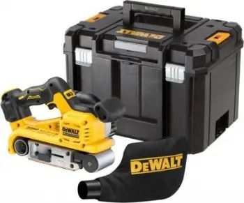 Lëmues me rrip Dewalt DCW220NT, 18V XR pa furça, 75x533mm, i verdhë
