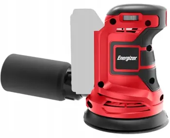 Lëmues orbital Energizer 20V, pllakë 125mm, pa bateri, i kuq