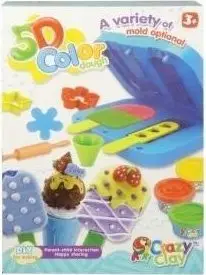 Set plasteline Swede Modeling Clay MIX, me aksesorë, shumëngjyrëshe