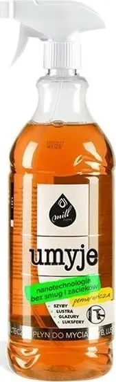 Lëng pastrimi Mill Clean Umyje, për dritare dhe pasqyra, aromë portokalli, 1.22L