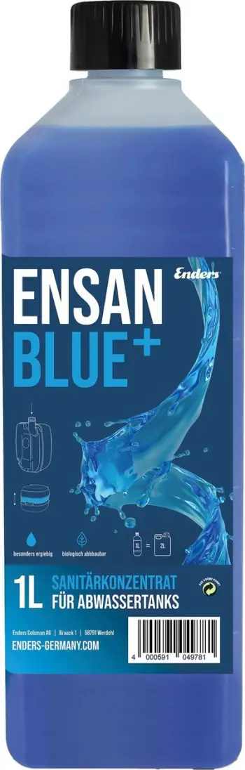 Lëng higjienik për tualet portativ Enders Ensan Blue, 1L, aromë e freskët