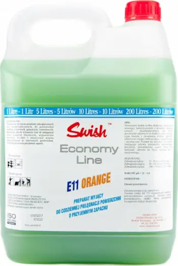Lëng pastrues dyshemeje Swish E11, për mirëmbajtje të përditshme, 5L