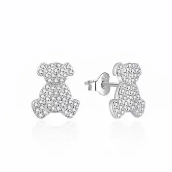 Vathë për femra Agato Teddy Bears AGT-ED009PW, të argjendtë