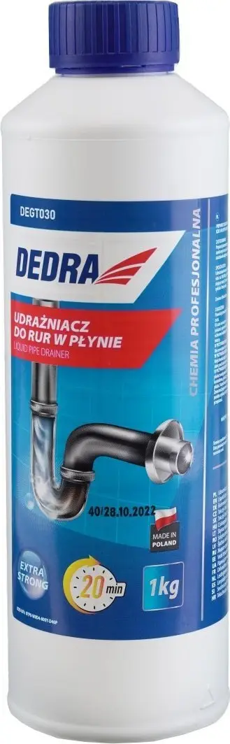 Lëng zhbllokues tubash Dedra DEGT030, 1L, transparent
