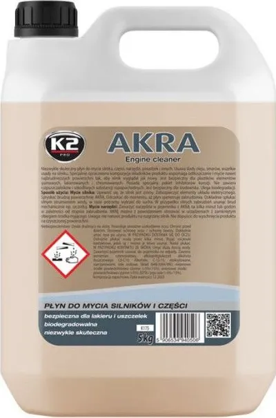 Lëng pastrues motori K2 ARVA AKRA, 5L, biodegradues, universal - 2