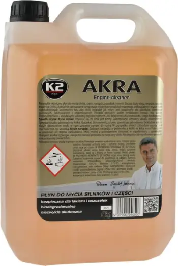 Lëng pastrues motori K2 ARVA AKRA, 5L, biodegradues, universal