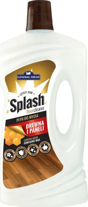 Lëng pastrues për dru dhe panele General Fresh Splash, me dyll, 1L