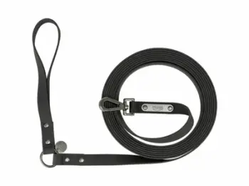 Set qafore dhe zinxhir për qen Trixie Citystyle, 10 m, PVC, i zi